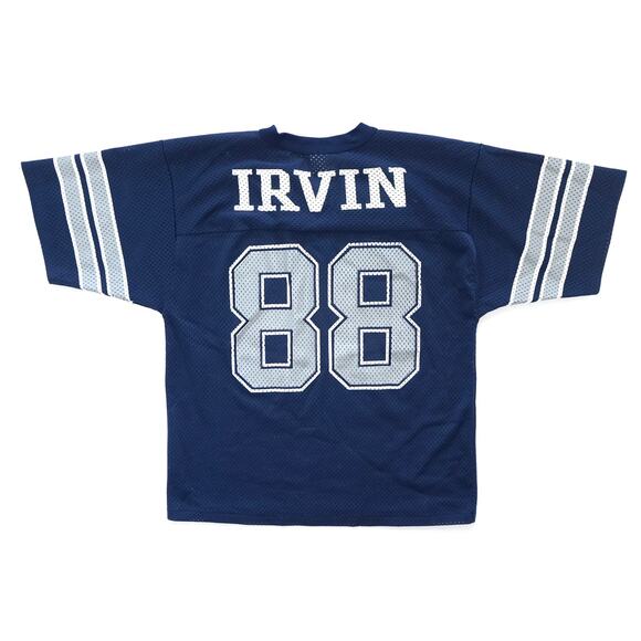 Vintage 90s LOGO 7 Dallas Cowboys Michael Irvin Football Jersey Medium - Picture 1 of 4
